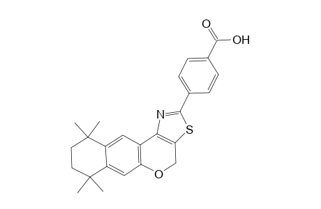 4-(7,8,9,10-Tetrahydro-7,7,10,10-tetramethyl-4H-benzo[6,7]chromeno[4,3-d]thiazole-2-yl)benzoic acid