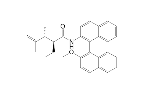 (2S,3R)-2-ethyl-N-[1-(2-methoxy-1-naphthalenyl)-2-naphthalenyl]-3,4-dimethyl-4-pentenamide