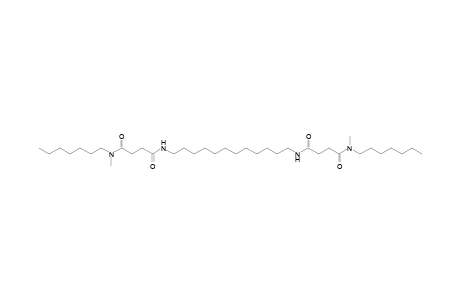 N'-heptyl-N-[12-[[4-[heptyl(methyl)amino]-1,4-dioxobutyl]amino]dodecyl]-N'-methylbutanediamide