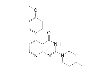 pyrido[2,3-d]pyrimidin-4(3H)-one, 5-(4-methoxyphenyl)-2-(4-methyl-1-piperidinyl)-
