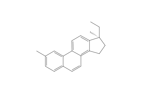 2,7-Dimethyl-18,19-dinor-17.alpha.-pregna-1,3,5,7,9,11,13-heptaene
