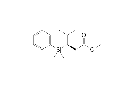 (3R)-3-[dimethyl(phenyl)silyl]-4-methyl-valeric acid methyl ester
