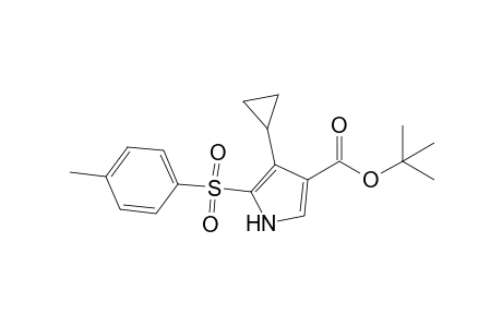 t-Butyl 2-(p-toluenesulfonyl)-3-cyclopropyl-1H-pyrrole-4-carboxylate