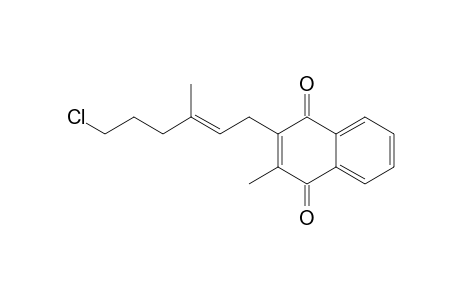 2-(6-Chloro-3-methylhex-2-enyl)-3-methyl-[1,4]naphthoquinone