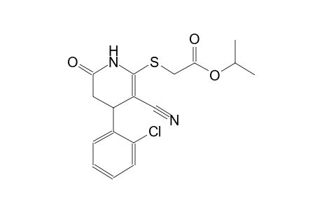 acetic acid, [[4-(2-chlorophenyl)-3-cyano-1,4,5,6-tetrahydro-6-oxo-2-pyridinyl]thio]-, 1-methylethyl ester