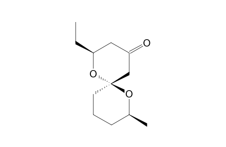 (2R,6R,8S)-2-ETHYL-8-METHYL-DIOXASPIRO-[5,5]-UNDECAN-4-ONE
