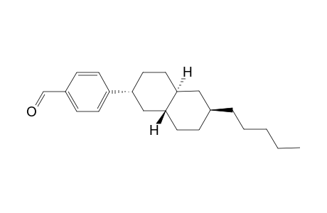 Benzaldehyde, 4-(decahydro-6-pentyl-2-naphthalenyl)-, (2.alpha.,4a.alpha.,6.beta.,8a.beta.)-