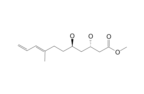 IEODOMYCIN_A;(3-S,5-R,8-E)-METHYL_3,5-DIHYDROXY-8-METHYLUNDECA-8,10-DIENOATE