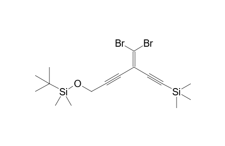 6-(tert-Butyldimethylsilyloxy)-3-(dibromomethylidene)-1-trimethylsilylhexa-1,4-diyne