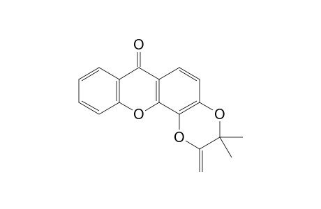 3,3-dimethyl-2-methylene-[1,4]dioxino[2,3-c]xanthen-7-one