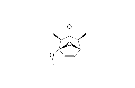 (1R,2S,4S,5S)-1-methoxy-2,4-dimethyl-8-oxabicyclo[3.2.1]oct-6-en-3-one