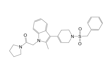 1H-indole, 2-methyl-1-[2-oxo-2-(1-pyrrolidinyl)ethyl]-3-[1,2,3,6-tetrahydro-1-[(phenylmethyl)sulfonyl]-4-pyridinyl]-