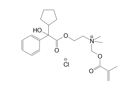 2-{[cyclopentyl(hydroxy)phenylacetyl]oxy}-N-[(methacryloyloxy)methyl]-N,N-dimethylethanaminium chloride