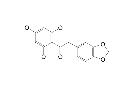 1-(2,4,6-TRIHYDROXYPHENYL)-2-(3,4-METHYLENEDIOXYPHENYL)-ETHANONE