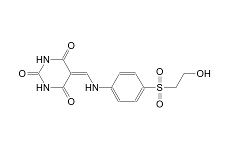 2,4,6(1H,3H,5H)-pyrimidinetrione, 5-[[[4-[(2-hydroxyethyl)sulfonyl]phenyl]amino]methylene]-
