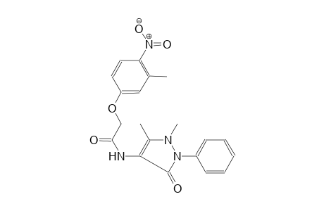 acetamide, N-(2,3-dihydro-1,5-dimethyl-3-oxo-2-phenyl-1H-pyrazol-4-yl)-2-(3-methyl-4-nitrophenoxy)-