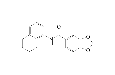 N-(5,6,7,8-tetrahydronaphthalen-1-yl)-1,3-benzodioxole-5-carboxamide