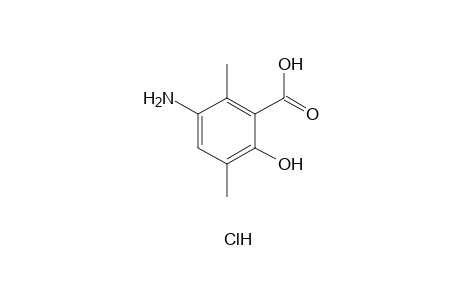 5-AMINO-3,6-DIMETHYLSALICYLIC ACID, HYDROCHLORIDE