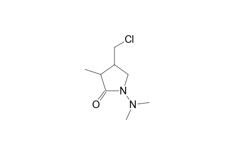 N-(Dimethylamino)-4-chloromethyl-3-methylpyrrolodin-2-one