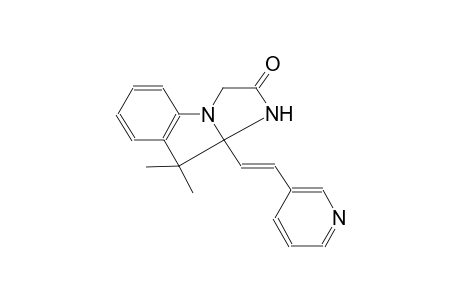 1H-imidazo[1,2-a]indol-2(3H)-one, 9,9a-dihydro-9,9-dimethyl-9a-[(E)-2-(3-pyridinyl)ethenyl]-