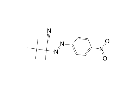 2,3,3-Trimethyl-2-[(E)-(4-nitrophenyl)diazenyl]butanenitrile