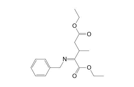 Pentanedioic acid, 2-methyl-4-[(phenylmethyl)imino]-, diethyl ester