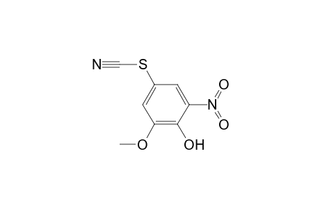 4-Hydroxy-5-methoxy-3-nitrophenyl ester of thiocyanic acid