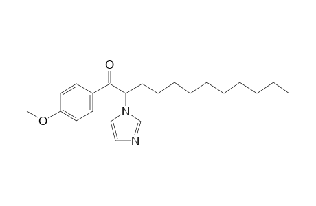 1-Dodecanone, 2-(imidazol-1-yl)-1-(4-methoxyphenyl)-