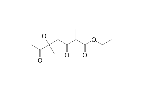 ETHYL-5-HYDROXY-2,5-DIMETHYL-3,6-DIOXOHEPTANOATE;DIASTEREOMER-A