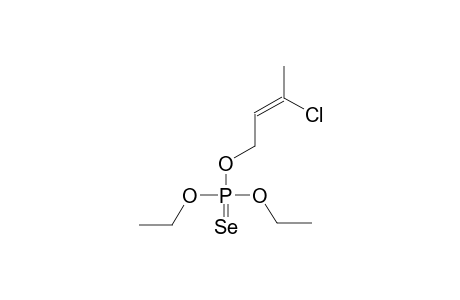 O,O-DIETHYL-O-(3-CHLORO-2-BUTENYL)SELENOPHOSPHATE