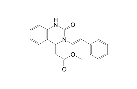 Methyl 2-oxo-3-(2-phenylvinyl)-3,4-dihydroquinazolin-4-acetate