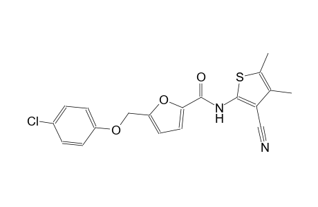 5-[(4-chlorophenoxy)methyl]-N-(3-cyano-4,5-dimethyl-2-thienyl)-2-furamide
