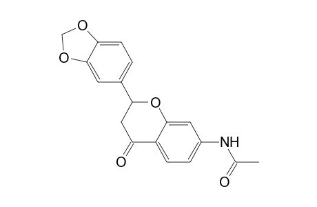 7-Acetamino-3',4'-methylendioxyflavanone