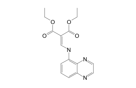 5-(2,2-DI-ETHOXYCARBONYL-ETHYLENAMINO)-QUINOXALINE