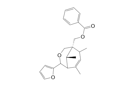 Benzoic acid 4-furan-2-yl-6,8,9-trimethyl-3-oxa-bicyclo[3.3.1]non-6-en-1-ylmethyl ester