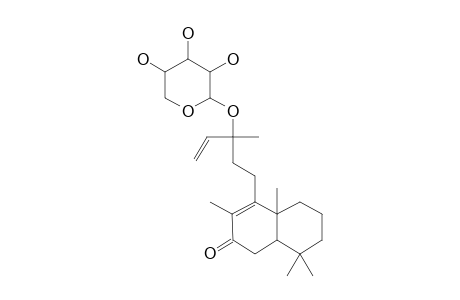 13-HYDROXY-7-OXOLABDA-8,14-DIENE_13-(R)-O-ALPHA-L-ARABINOPYRANOSIDE