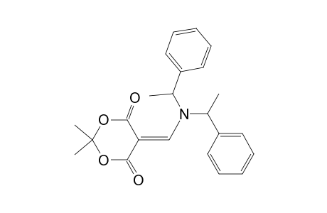 1,3-Dioxane-4,6-dione, 5-[[bis(1-phenylethyl)amino]methylene]-2,2-dimethyl-