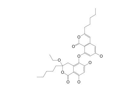 8'-O-Ethyl-.beta.-Alectoronic Acid