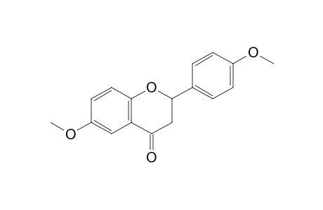 6-Methoxy-2-(4-methoxyphenyl)-2,3-dihydro-4H-chromen-4-one