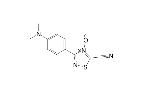 5-Cyano-3-(4-dimethylaminophenyl)-1,2,4-thiadiazole 4-oxide