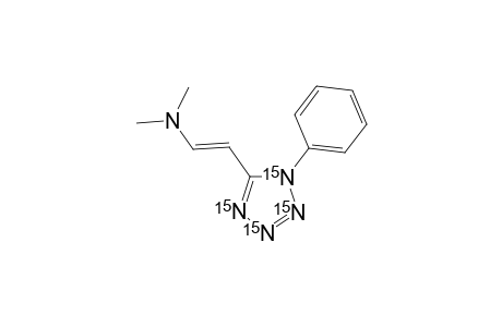 N,N-Dimethyl-2-(1-phenyl-1H-[15N]4-tetraazol-5-yl)ethenamine