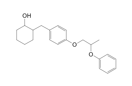 2-[4'-(2"-Phenoxypropyloxy)benzyl]cyclohexan-1-ol