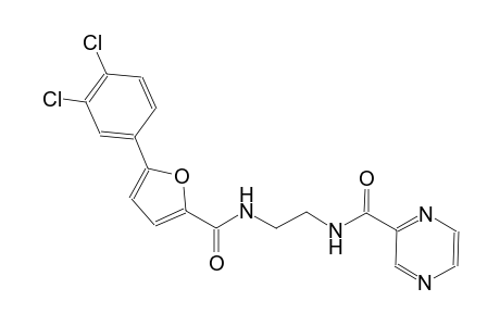 N-(2-{[5-(3,4-dichlorophenyl)-2-furoyl]amino}ethyl)-2-pyrazinecarboxamide