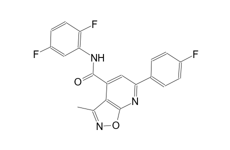 isoxazolo[5,4-b]pyridine-4-carboxamide, N-(2,5-difluorophenyl)-6-(4-fluorophenyl)-3-methyl-