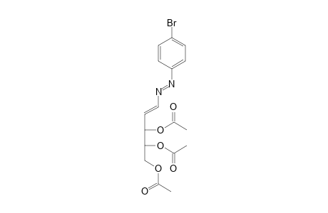 (1E,3E)-4-(Tri-O-acetyl-D-erythro-tritol-1-yl)-1-(4-bromophenyl)-1,2-diaza-1,3-butandiene