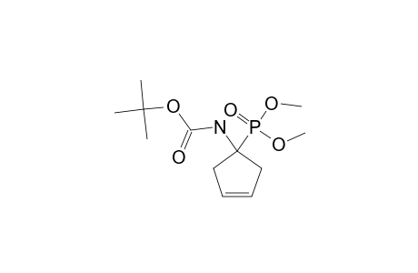 tert-butyl N-(1-dimethoxyphosphoryl-1-cyclopent-3-enyl)carbamate