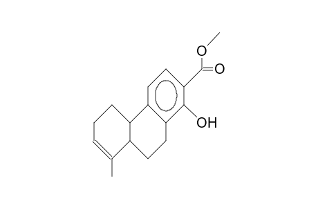 2-Methyl-7,8-(3-carbomethoxy-4-hydroxy-benzo)-trans-bicyclo(4.4.0)dec-2-ene