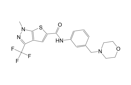 1H-thieno[2,3-c]pyrazole-5-carboxamide, 1-methyl-N-[3-(4-morpholinylmethyl)phenyl]-3-(trifluoromethyl)-
