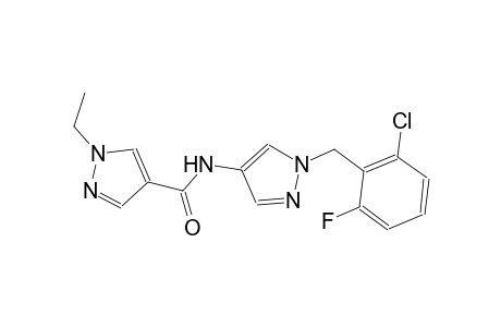 N-[1-(2-chloro-6-fluorobenzyl)-1H-pyrazol-4-yl]-1-ethyl-1H-pyrazole-4-carboxamide