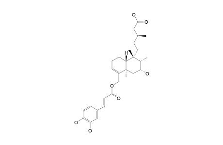 ENT-(18E)-CAFFEOYLOXY-7-BETA-HYDROXY-3-CLERODEN-15-OIC-ACID